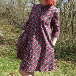 NWOT Zuri Kenya Shirt Dress xs